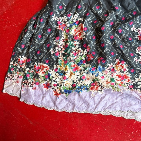 Johnny Was Maxi Floral Black Dress - Picture 5 of 6